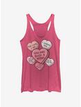 Star Wars Candy Hearts Womens Tank Top, PINK HTR, hi-res