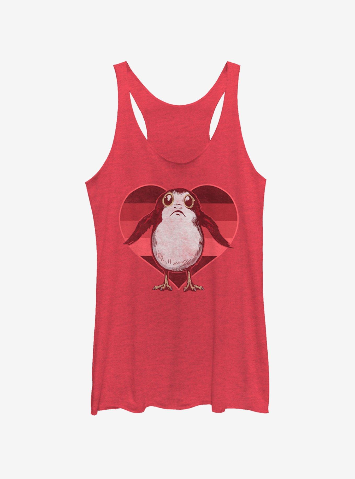 Star Wars Episode VIII The Last Jedi Porg Heart Womens Tank Top, , hi-res