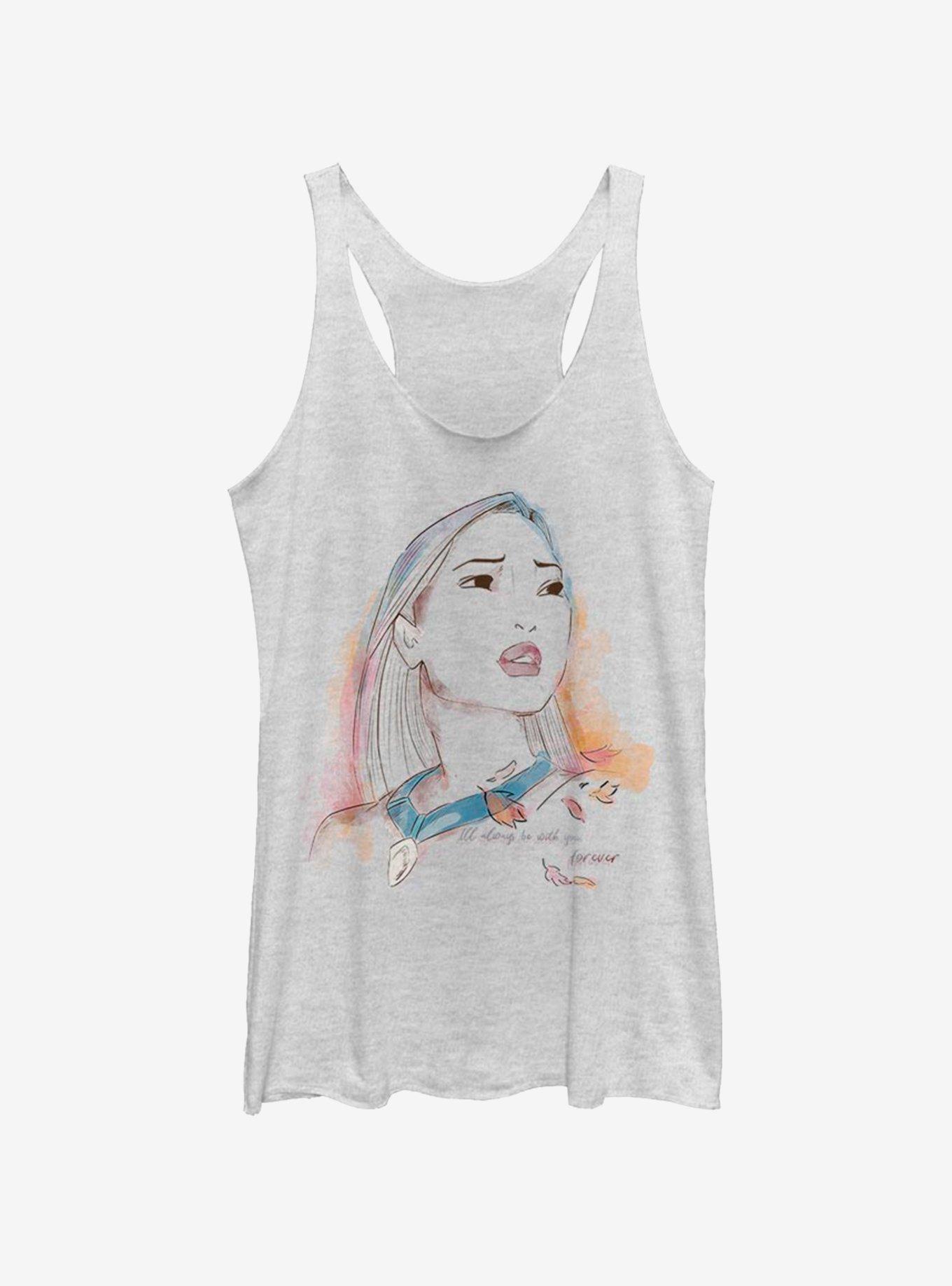 Disney Pocahontas Watercolor Pocahontas Womens Tank Top, , hi-res