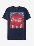 Coca Cola Soda Flag T-Shirt, NAVY, hi-res