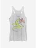 Cuphead Distressed Grim Matchstick Womens Tank Top, WHITE HTR, hi-res