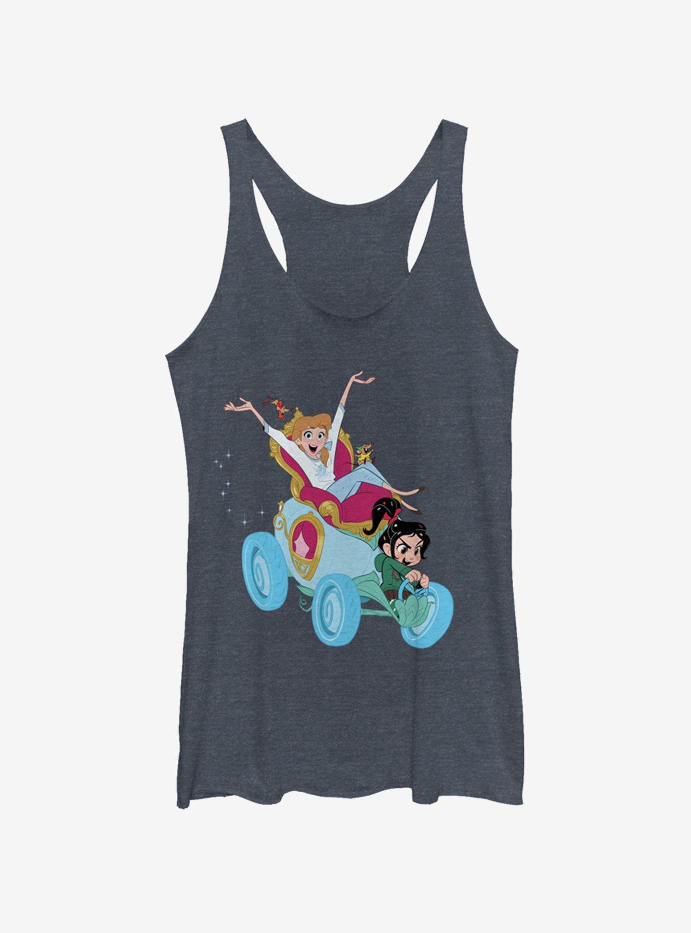 Disney Ralph Breaks The Internet Princesses Cinderella Vanellope Womens Tank Top, , hi-res
