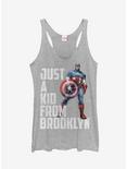 Marvel Cap From Brooklyn Womens Tank Top, GRAY HTR, hi-res