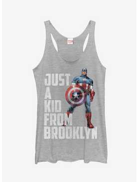 Marvel Cap From Brooklyn Womens Tank Top, , hi-res