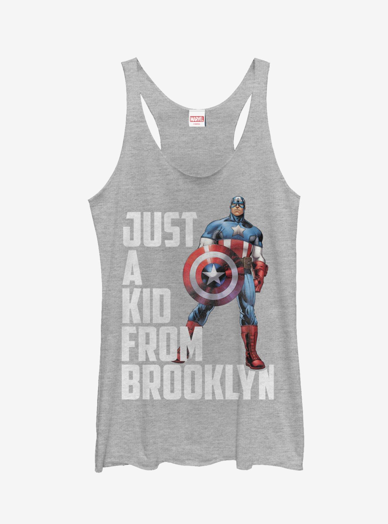 Marvel Cap From Brooklyn Womens Tank Top, , hi-res