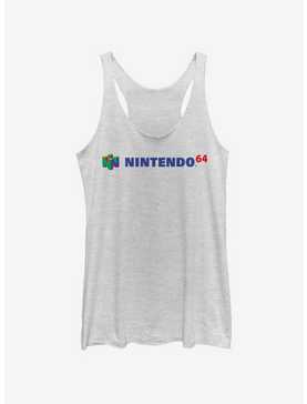 Nintendo Full N64 Logo Womens Tank Top, , hi-res