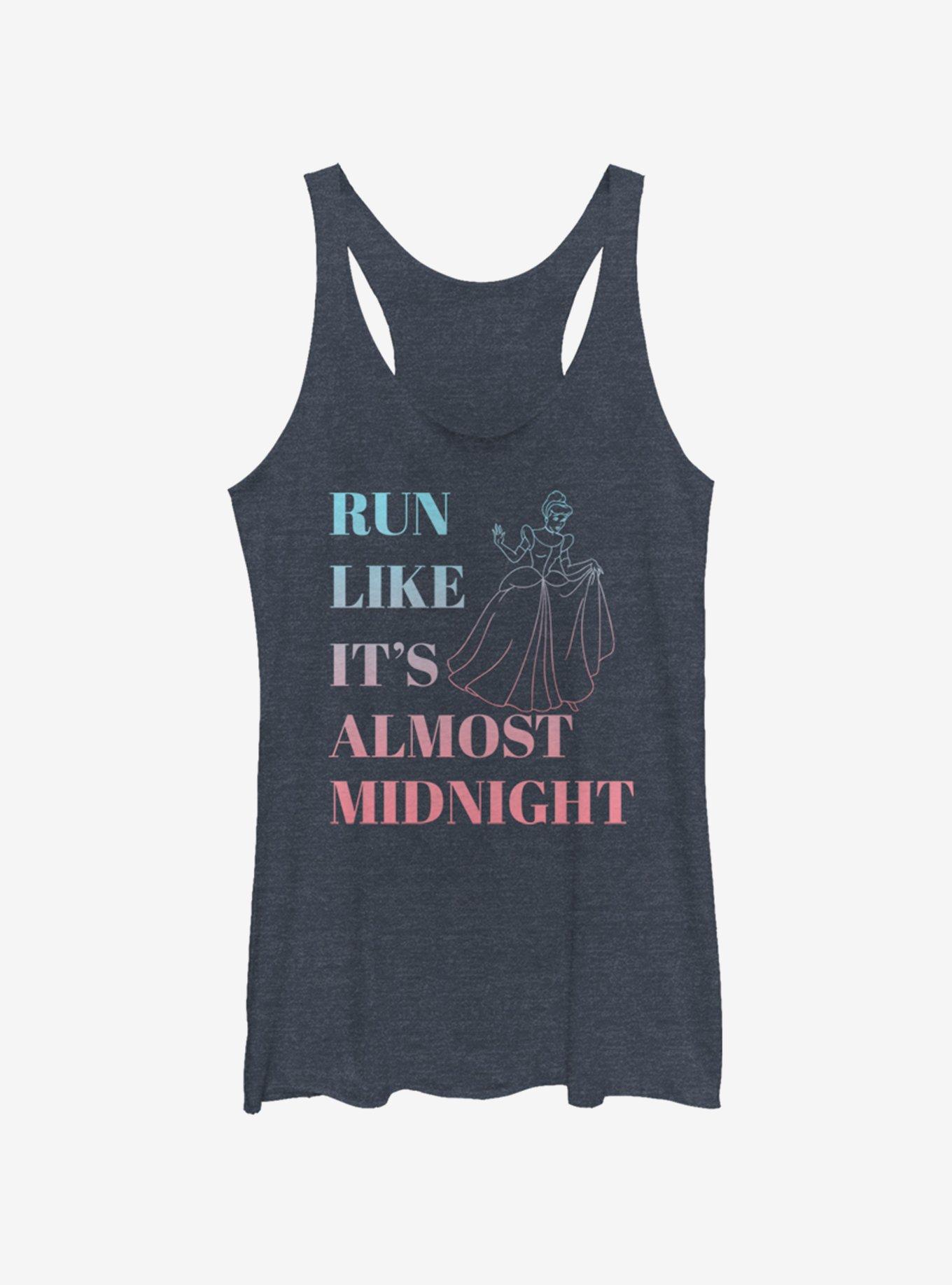 Disney Cinderella Run Like It's Almost Midnight Womens Tank Top, , hi-res