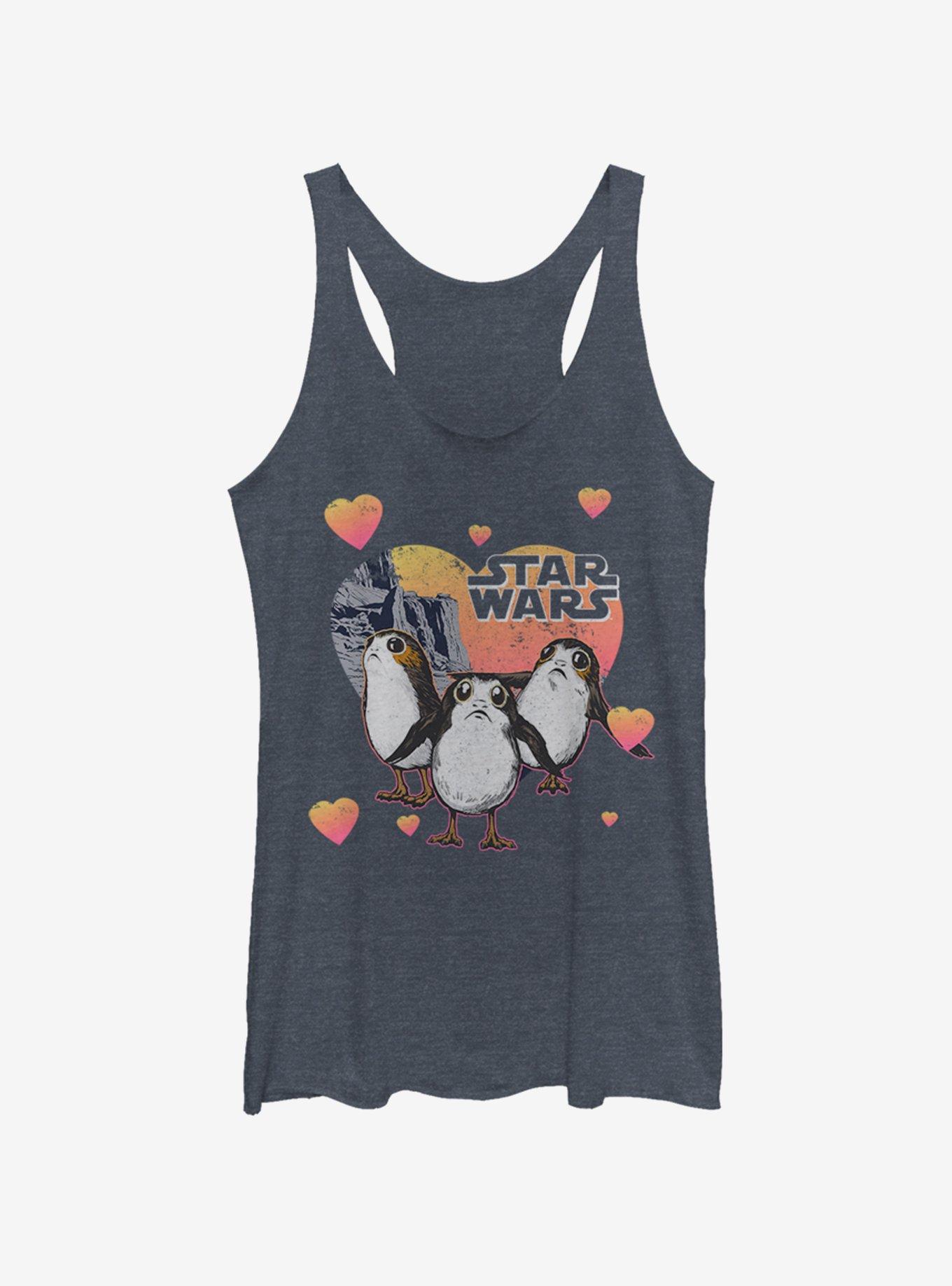 Star Wars Episode VIII The Last Jedi Porg Hearts Womens Tank Top, , hi-res