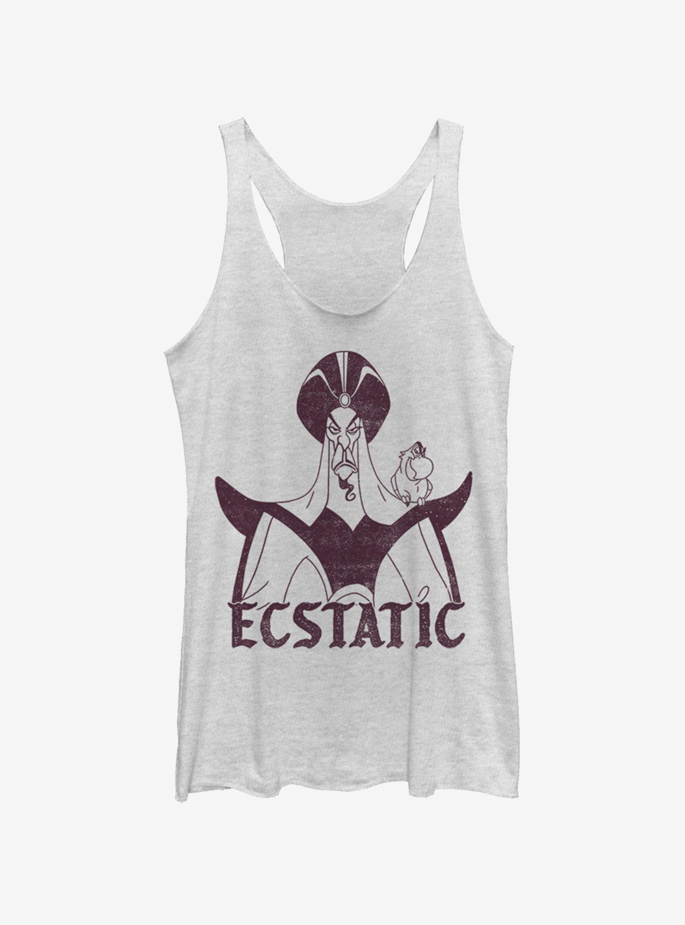 Disney Villains Ecstatic Jafar Womens Tank Top, WHITE HTR, hi-res