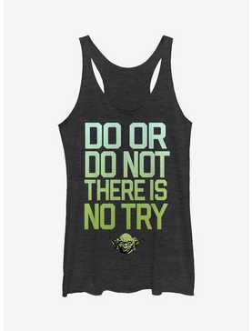 Star Wars Do Try Womens Tank Top, , hi-res