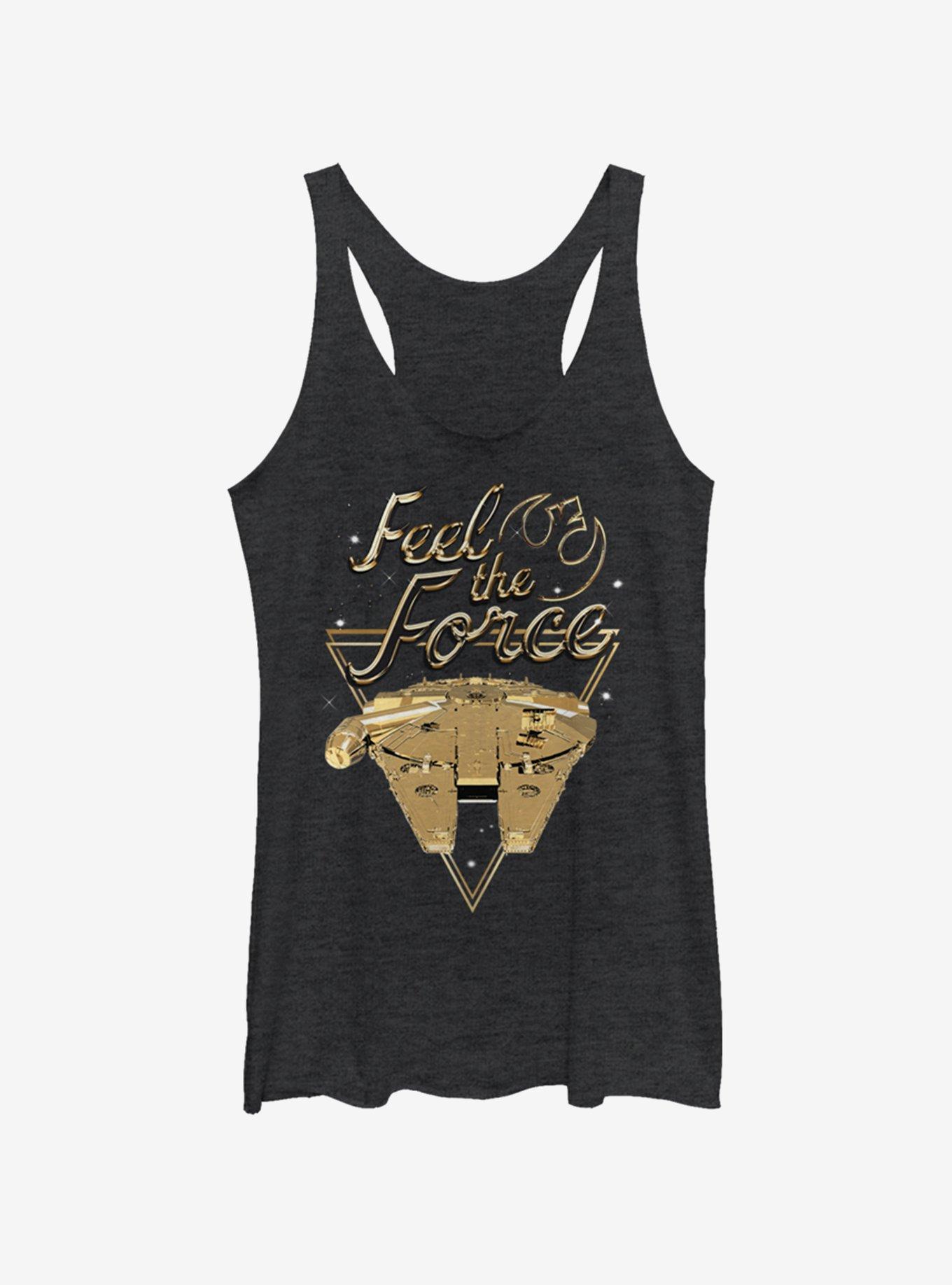 Star Wars The Last Jedi Rule It Womens Tank Top, BLK HTR, hi-res