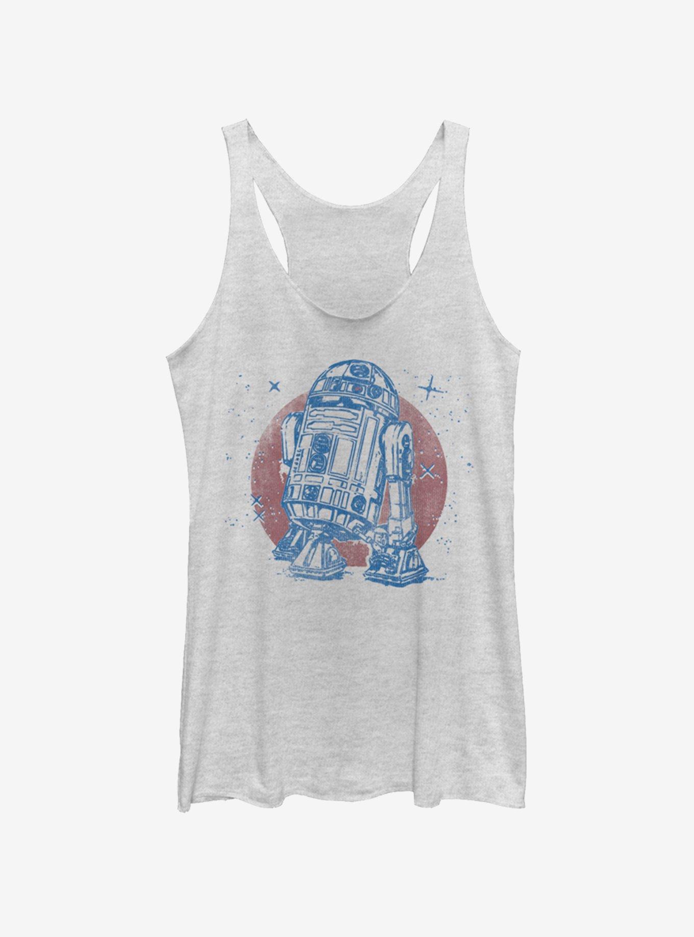 Star Wars Bright R2D2 Womens Tank Top, , hi-res