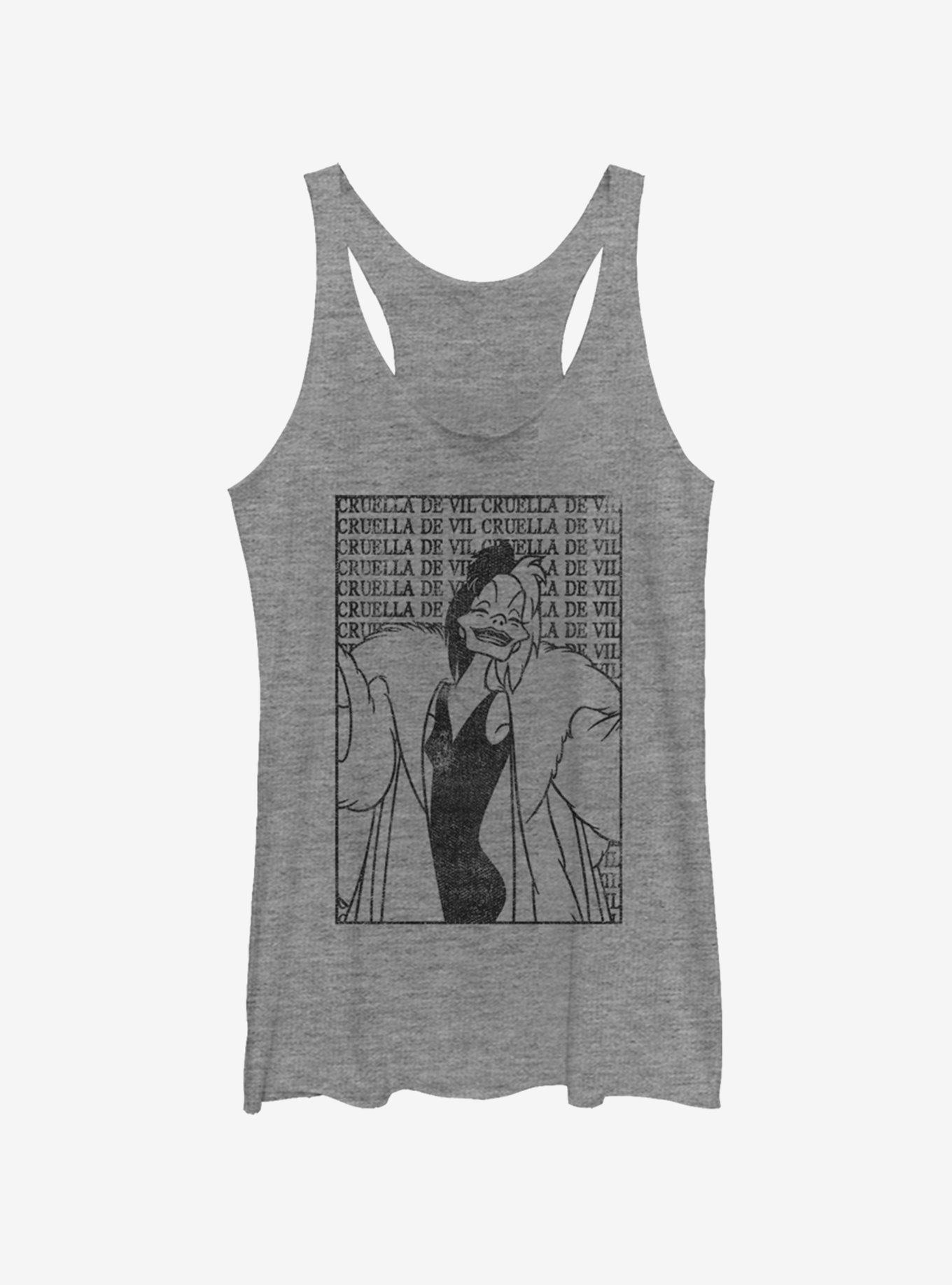 Disney Villains Cruella De Vil Womens Tank Top, , hi-res