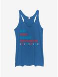 Marvel Cap Stacked Type Womens Tank Top, ROY HTR, hi-res