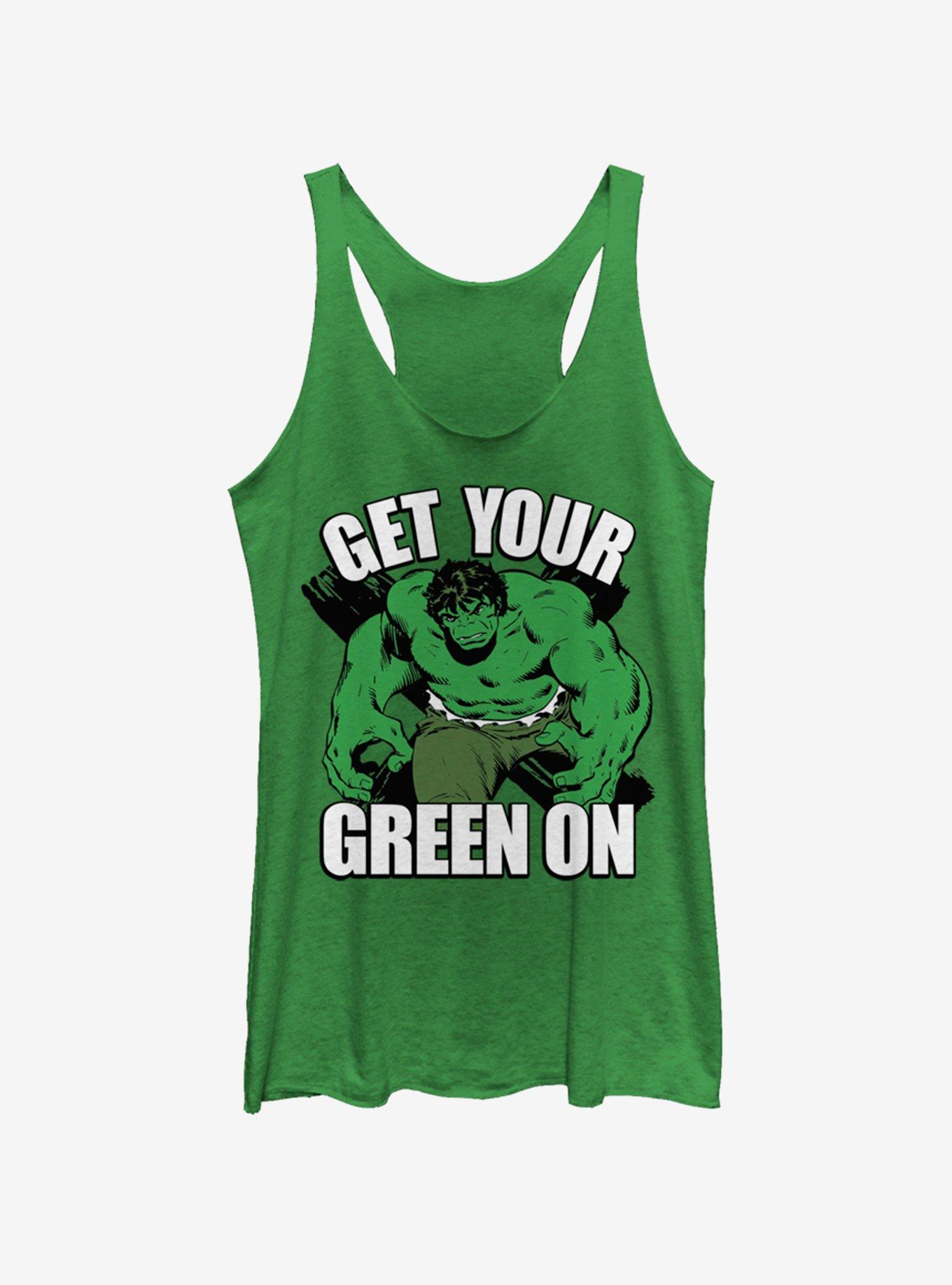 Marvel Hulk Green Hulk Womens Tank Top