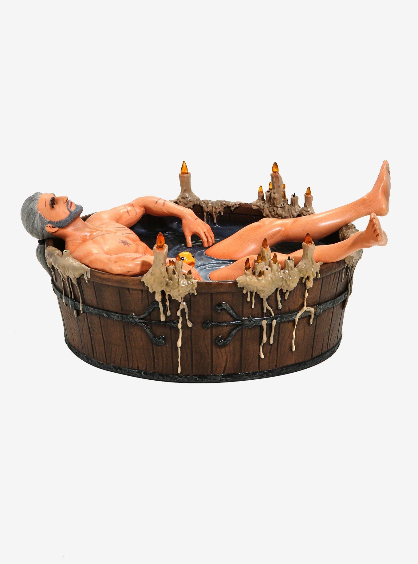 The Witcher 3: Wild Hunt Geralt in Bath Statuette, , hi-res