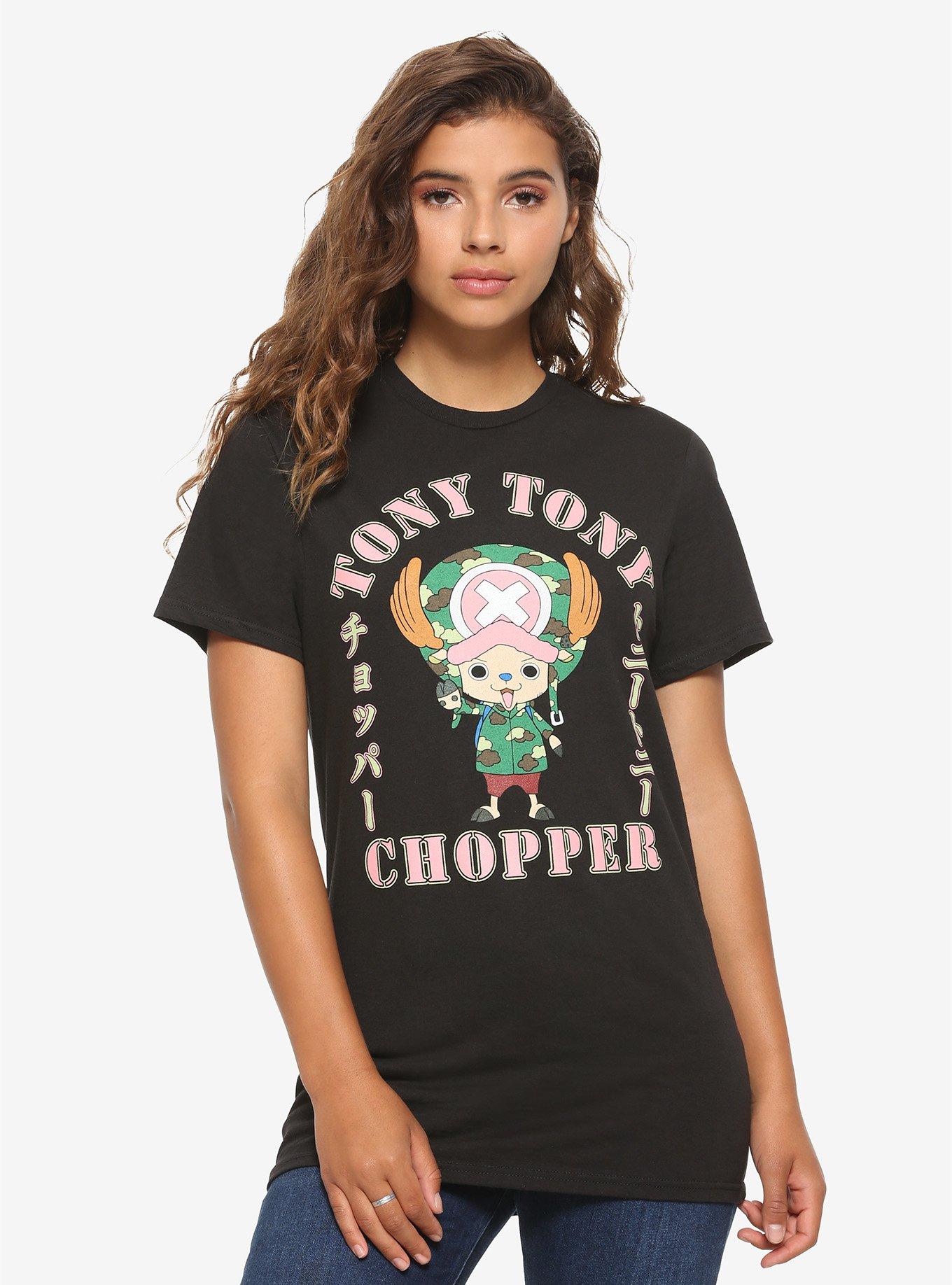 One Piece Camo Tony Girls T-Shirt, MULTI, hi-res
