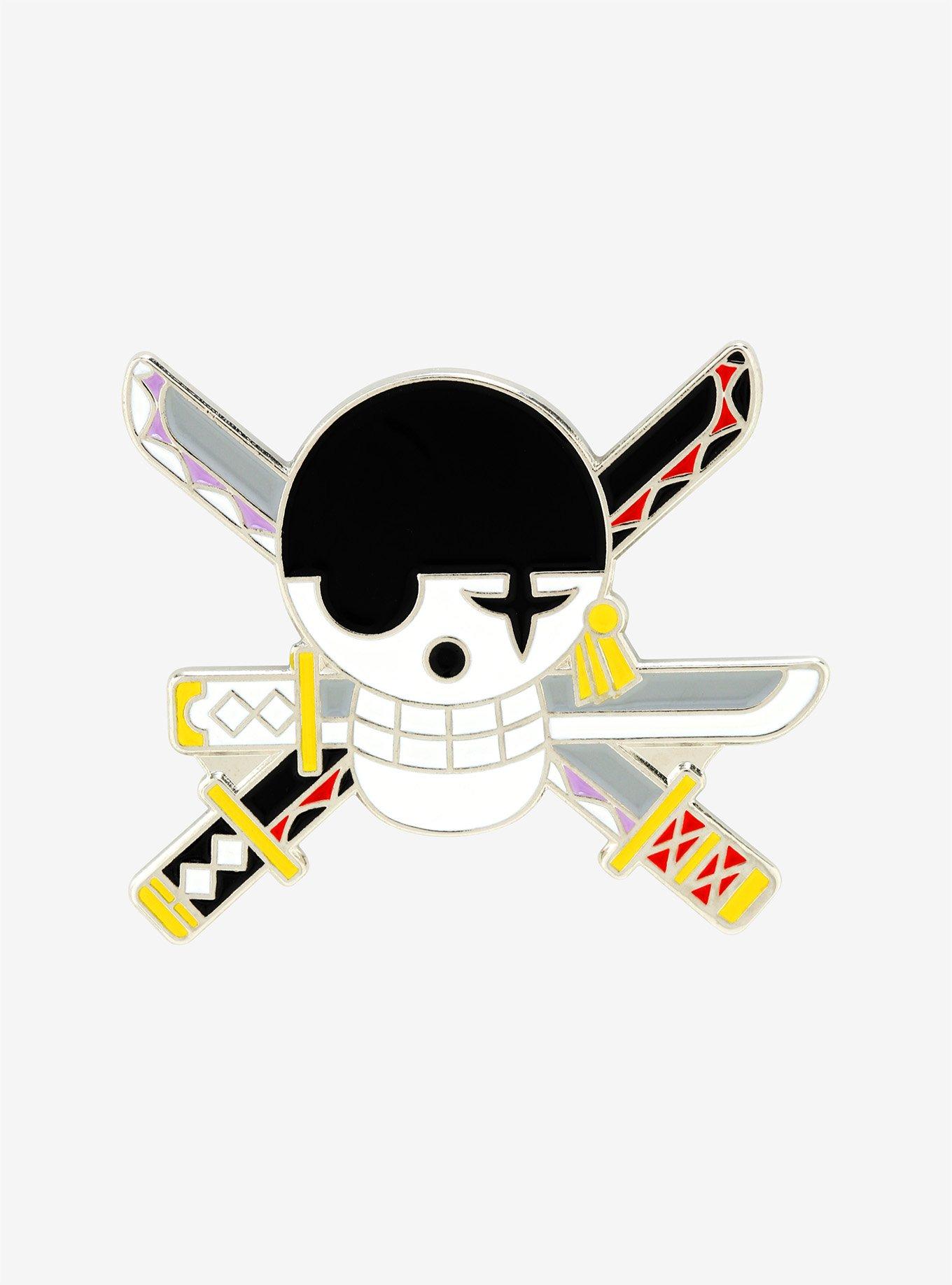 One Piece Zoro Jolly Roger Enamel Pin | BoxLunch