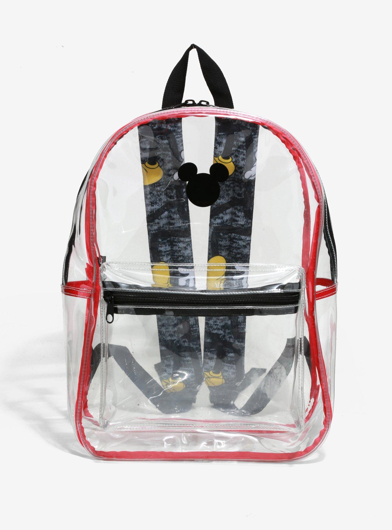 Disney Mickey Mouse Clear Backpack