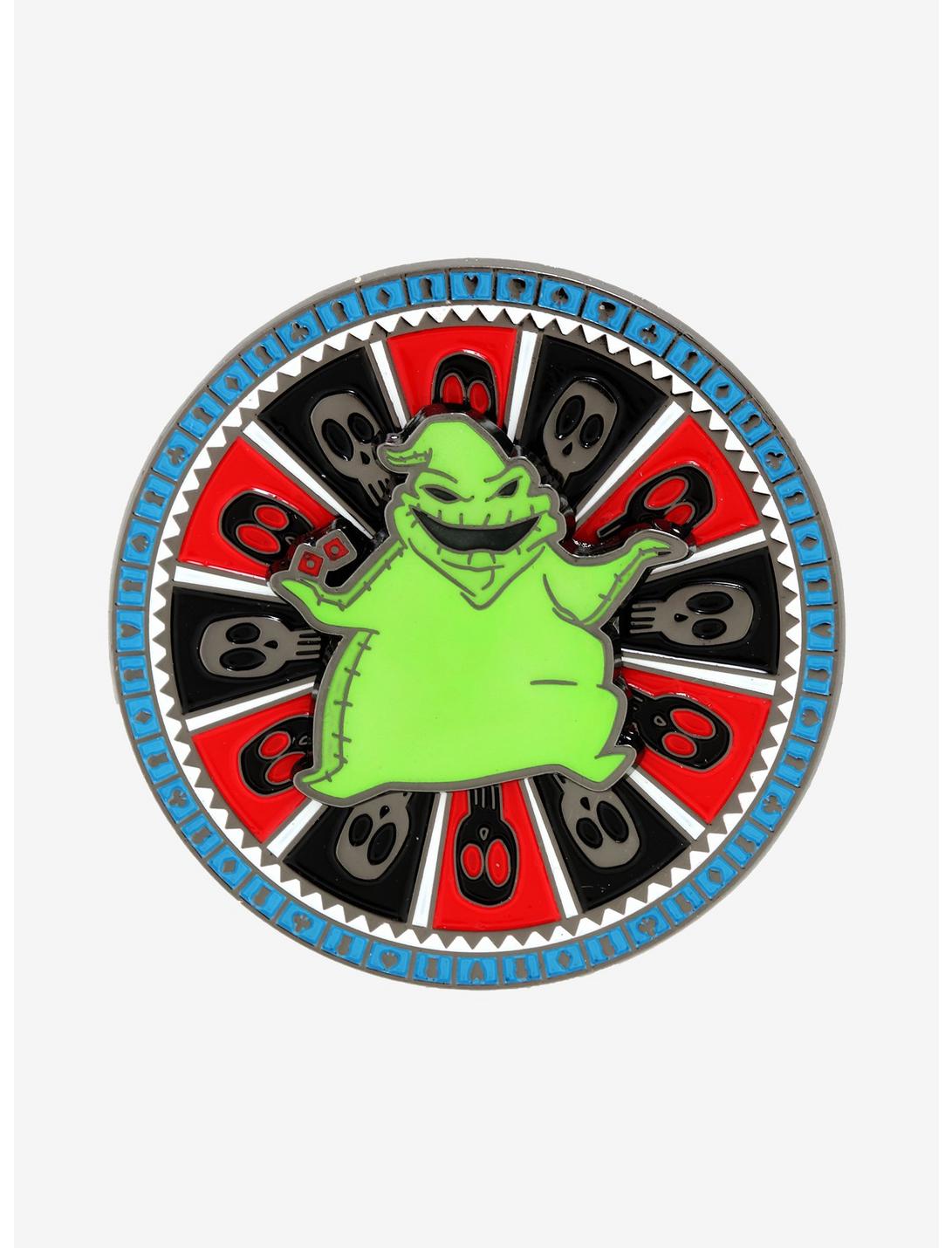 Disney The Nightmare Before Christmas Oogie Boogie Spinning Enamel Pin - BoxLunch Exclusive, , hi-res