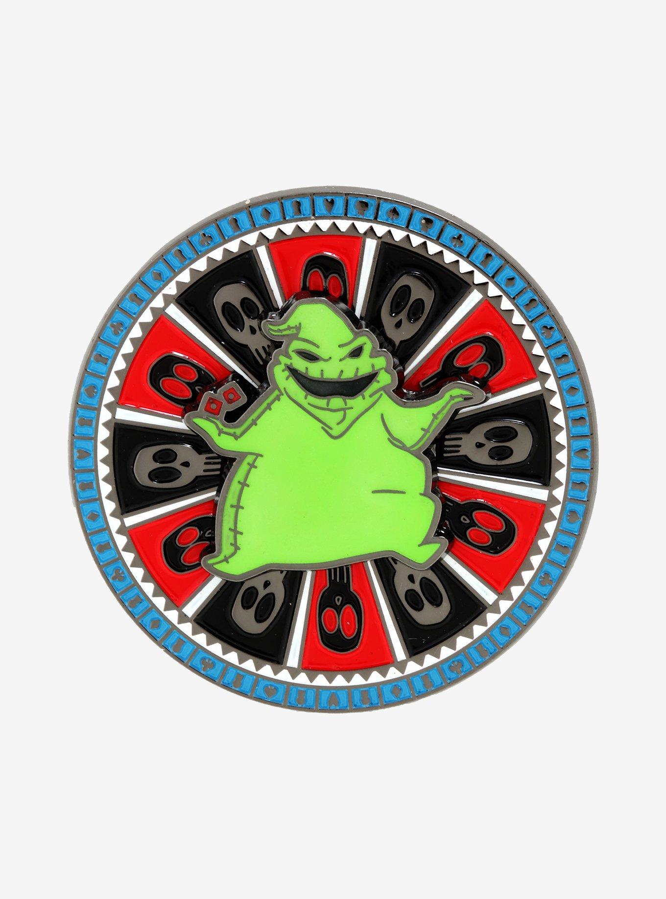 Disney The Nightmare Before Christmas Oogie Boogie Spinning Enamel Pin - BoxLunch Exclusive, , hi-res