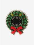 Disney The Nightmare Before Christmas Scary Wreath Lenticular Enamel Pin - BoxLunch Exclusive, , hi-res