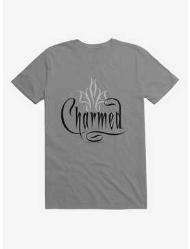 Charmed Gothic Print Logo T-Shirt, , hi-res