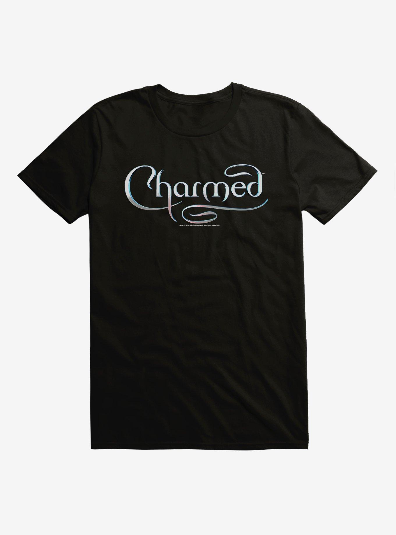 Charmed Logo Script T-Shirt, BLACK, hi-res