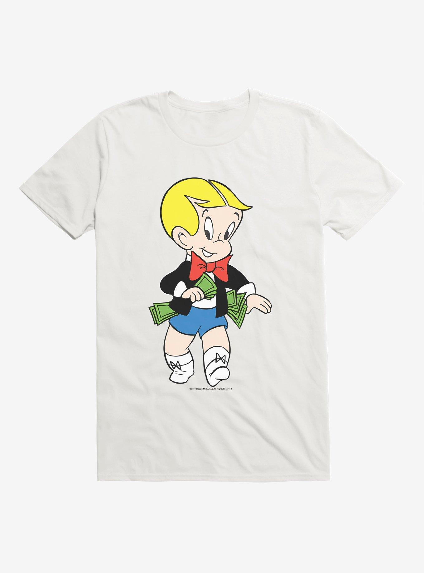 Richie Rich Stuffed Pockets T-Shirt, WHITE, hi-res