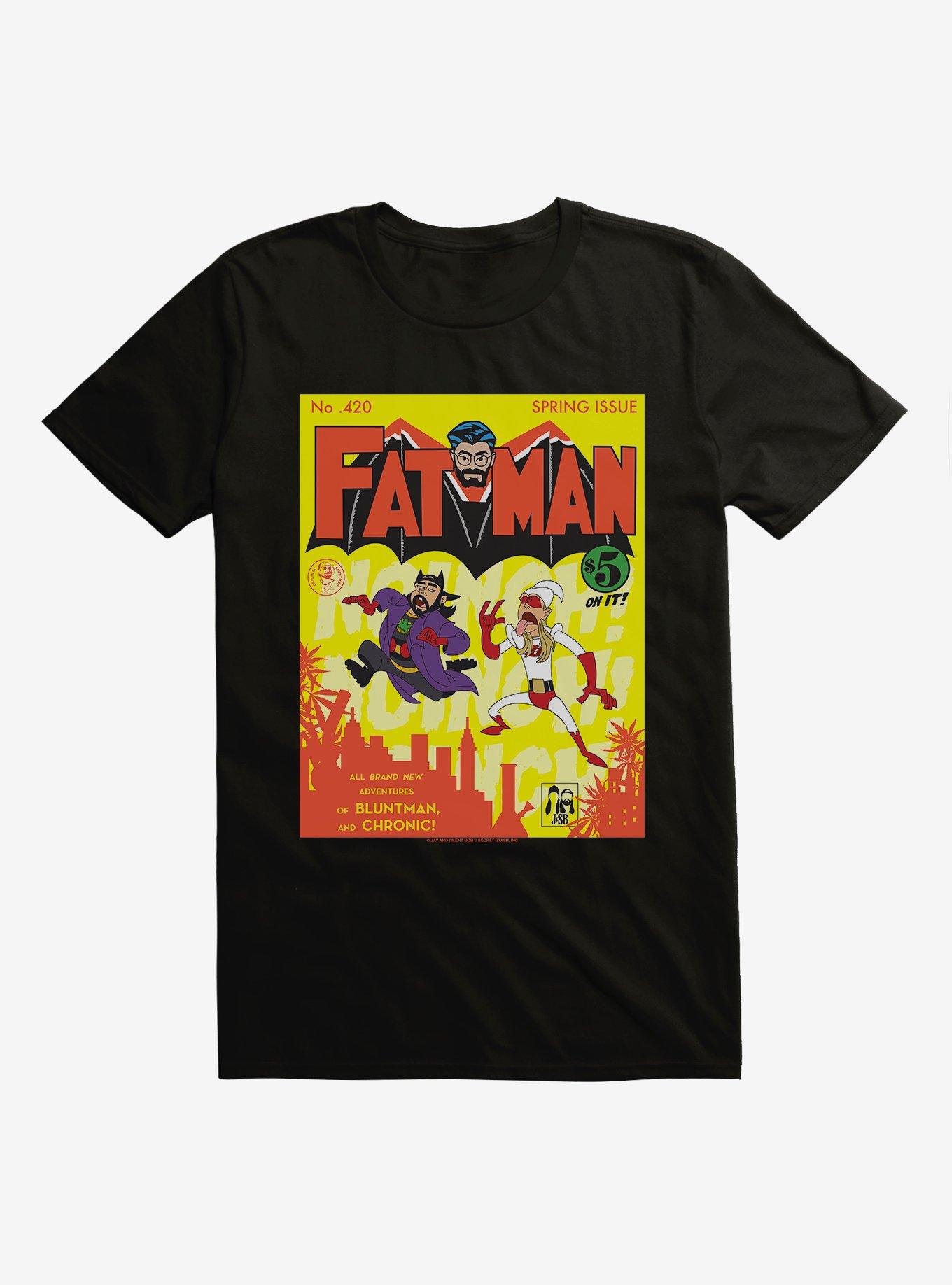 Jay And Silent Bob Fatman Comic T-Shirt, , hi-res