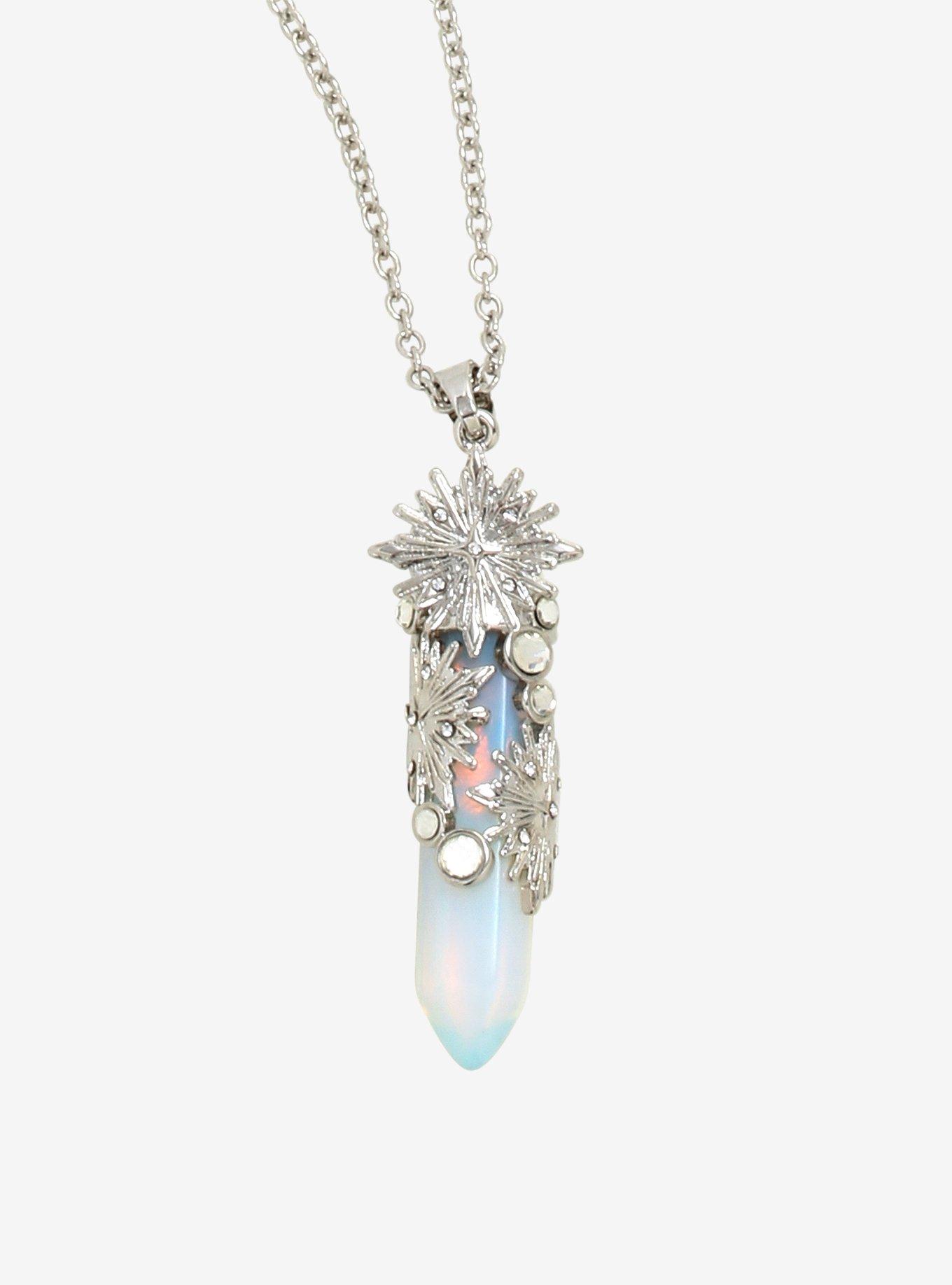 Her Universe Disney Frozen 2 Snowflake Crystal Necklace, , hi-res