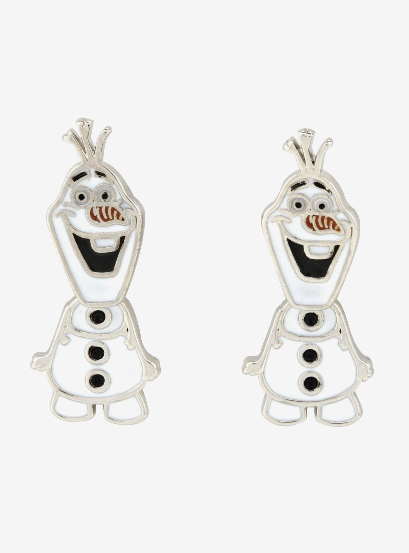 Her Universe Disney Frozen 2 Olaf Front/Back Earrings, , hi-res