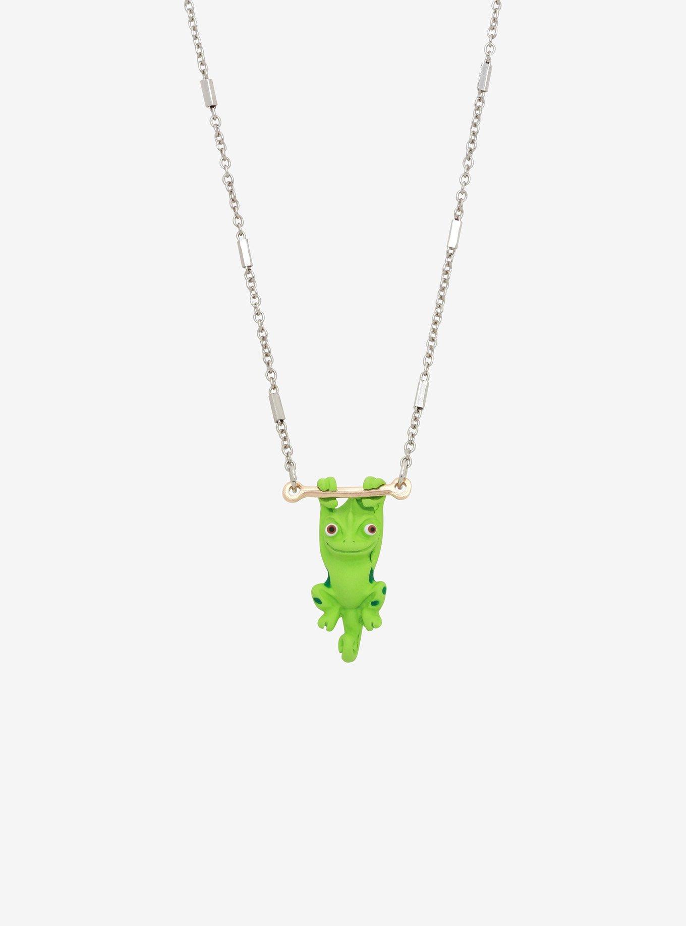 Disney Tangled Pascal Hanging Necklace, , hi-res