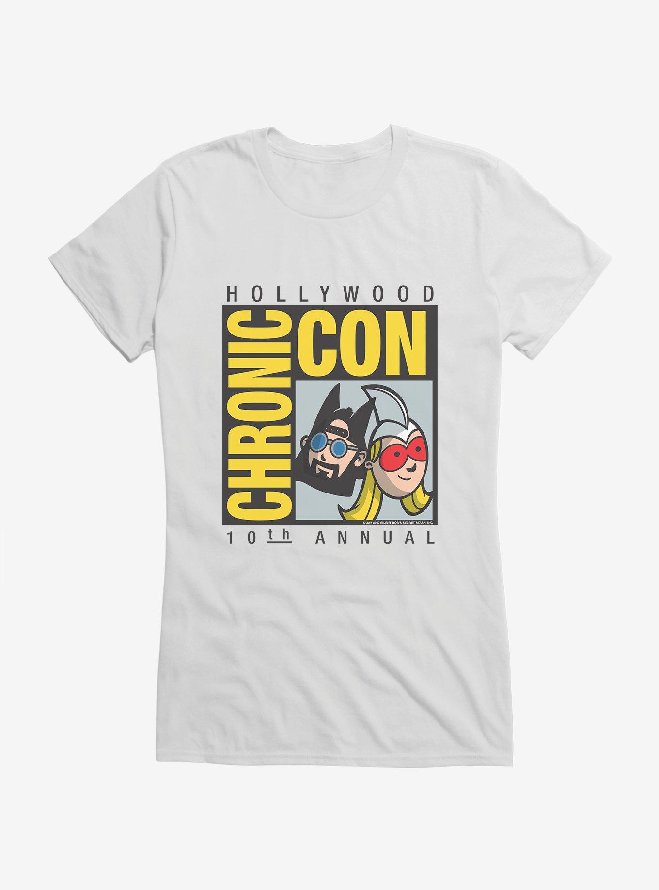 Jay And Silent Bob 10th Annual Chronic Con Girls T-Shirt Hot Topic Exclusive, , hi-res