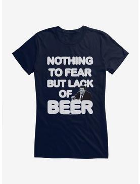 Cheers Nothing To Fear But Lack Of Beer Girls T-Shirt, , hi-res