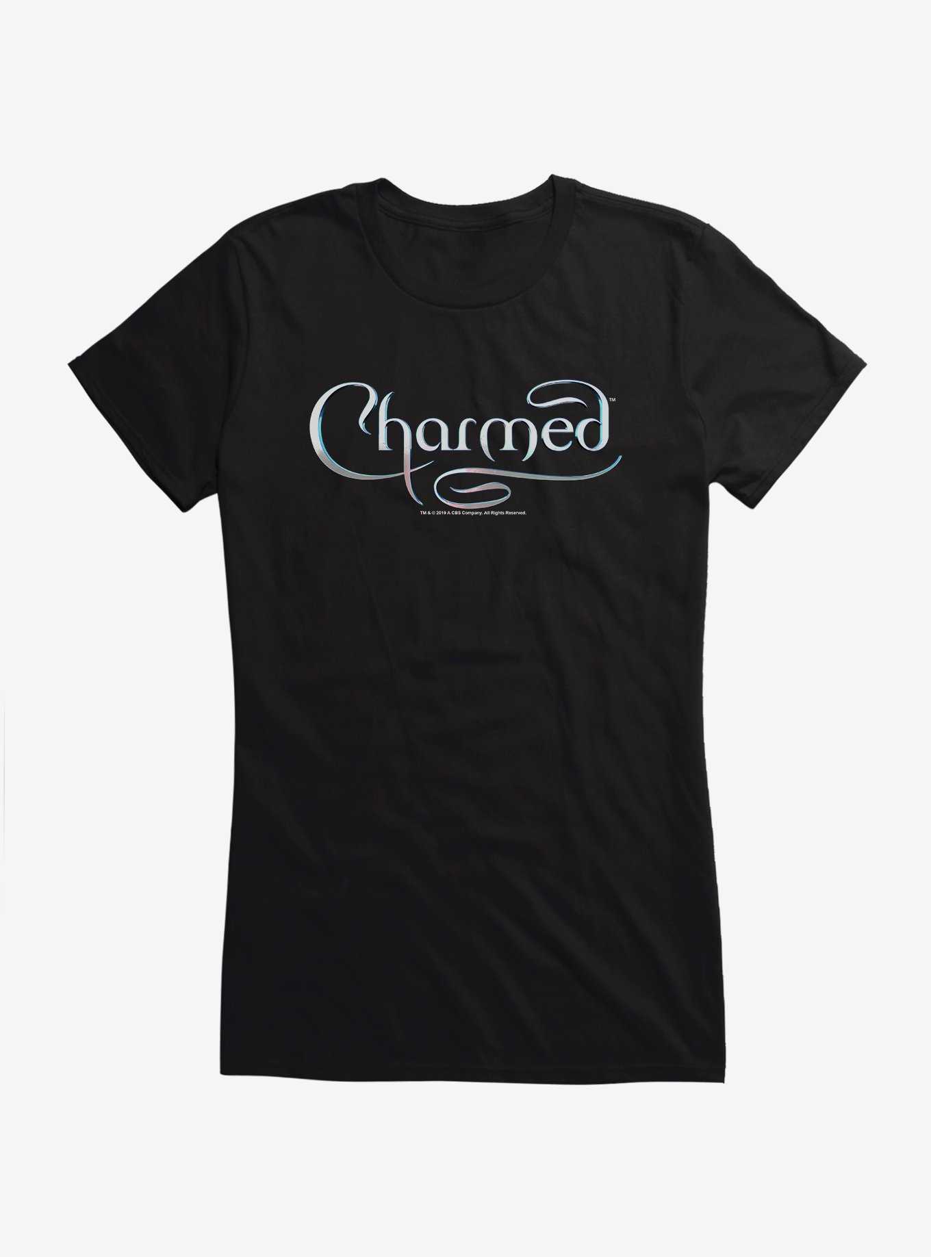 Charmed Logo Script Girls T-Shirt, , hi-res