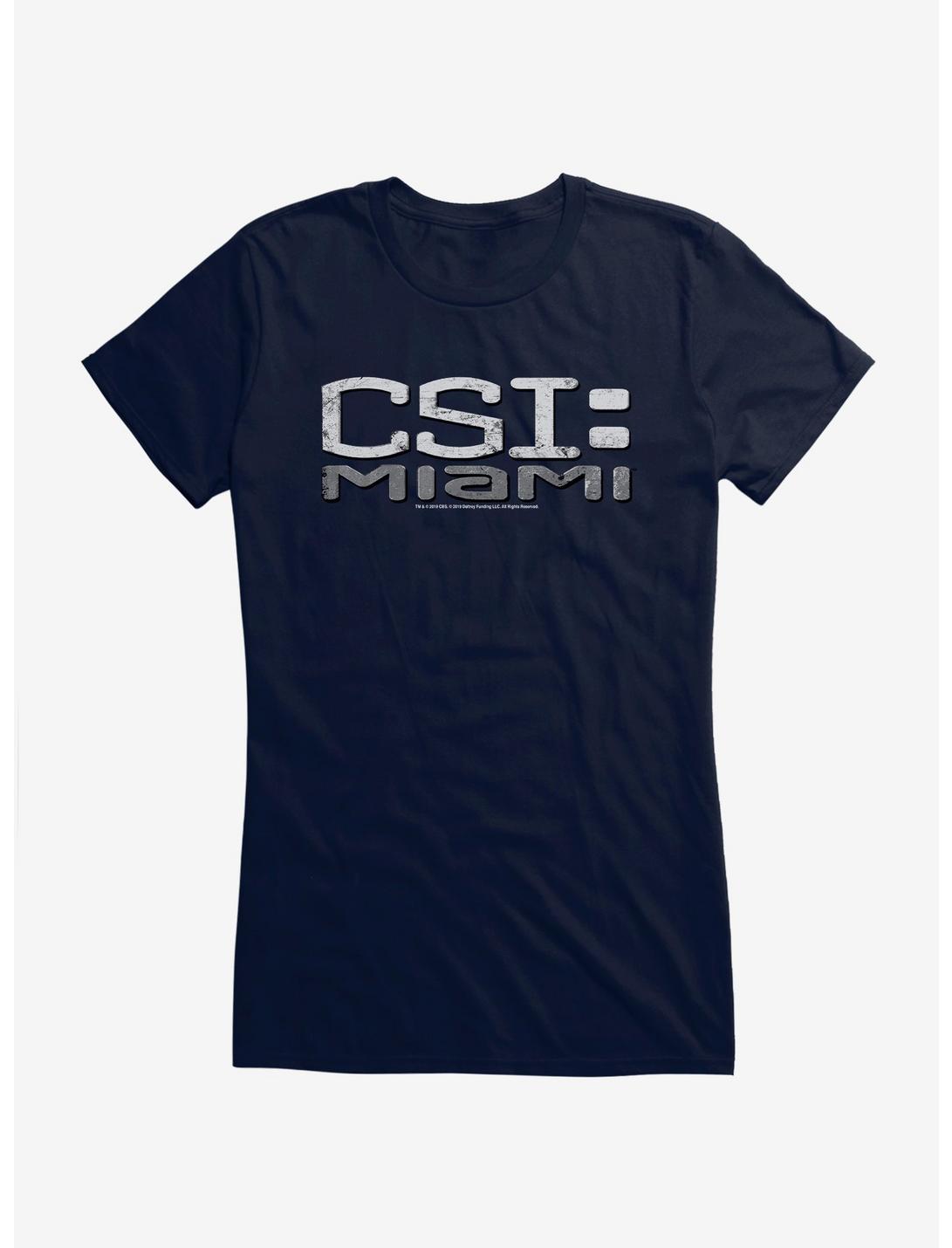 CSI: Miami Grayscale Logo Girls T-Shirt, , hi-res