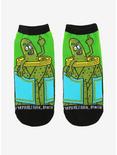 Rick And Morty Pickle Rick No-Show Socks, , hi-res