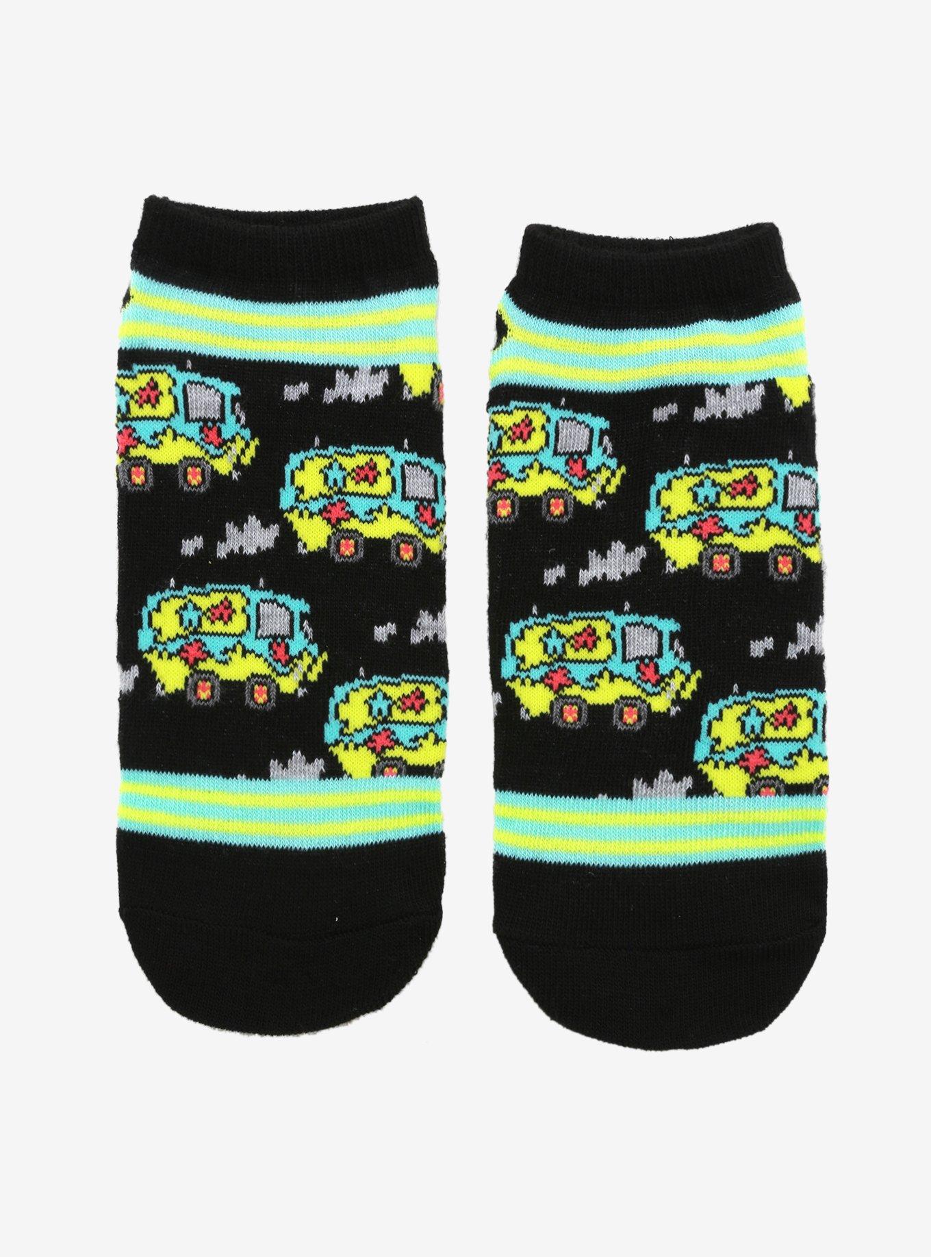 Scooby-Doo Mystery Machine No-Show Socks, , hi-res