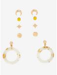 Gold Flecked Stud Earring Set - BoxLunch Exclusive, , hi-res
