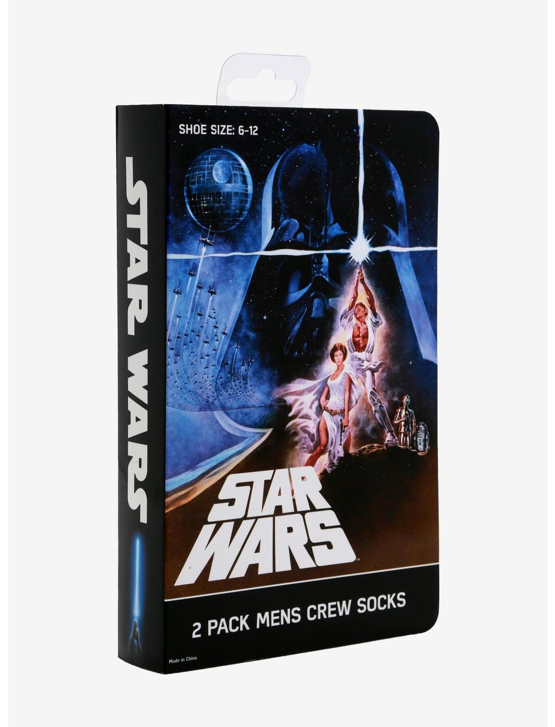 Star Wars VHS Crew Socks 2 Pair, , hi-res