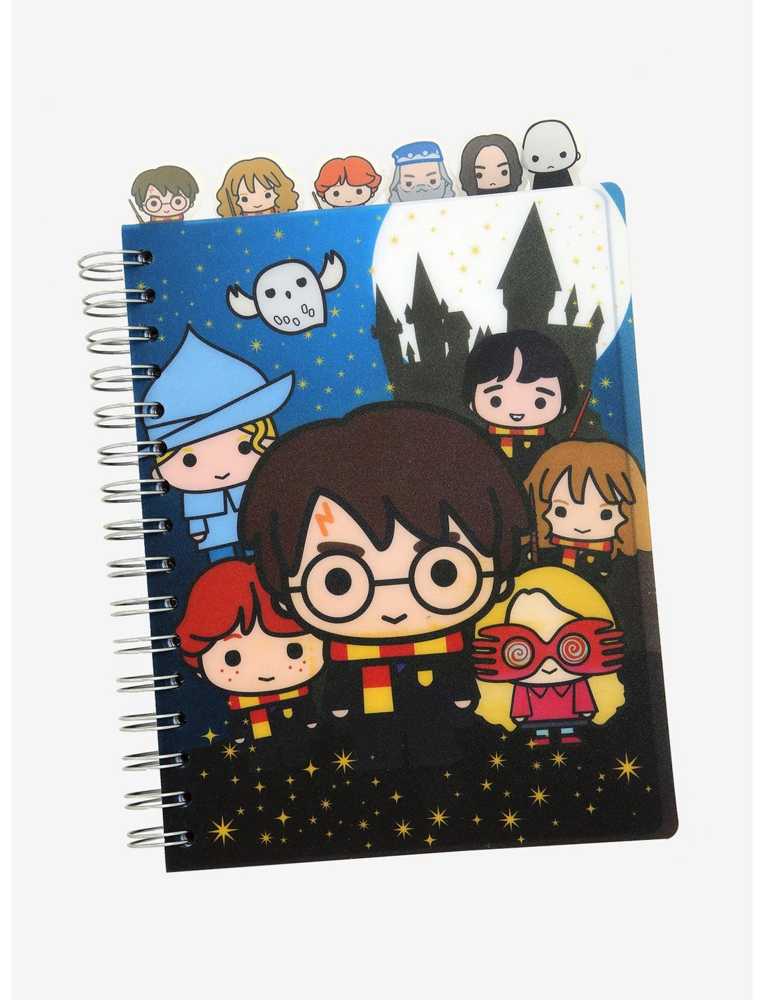 Harry Potter Chibi Characters Tab Journal - BoxLunch Exclusive, , hi-res