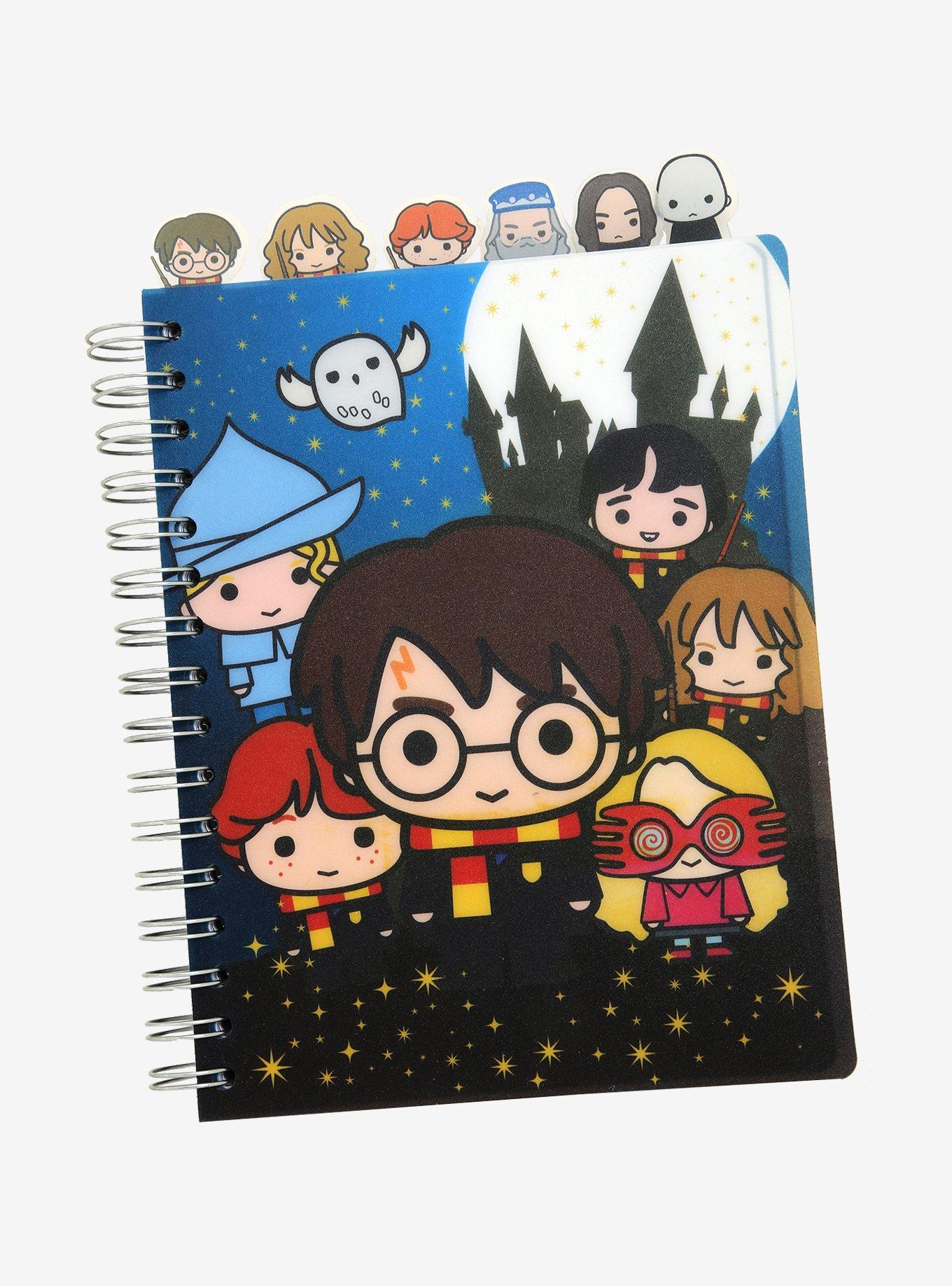 Harry Potter Chibi Characters Tab Journal - BoxLunch Exclusive, , hi-res