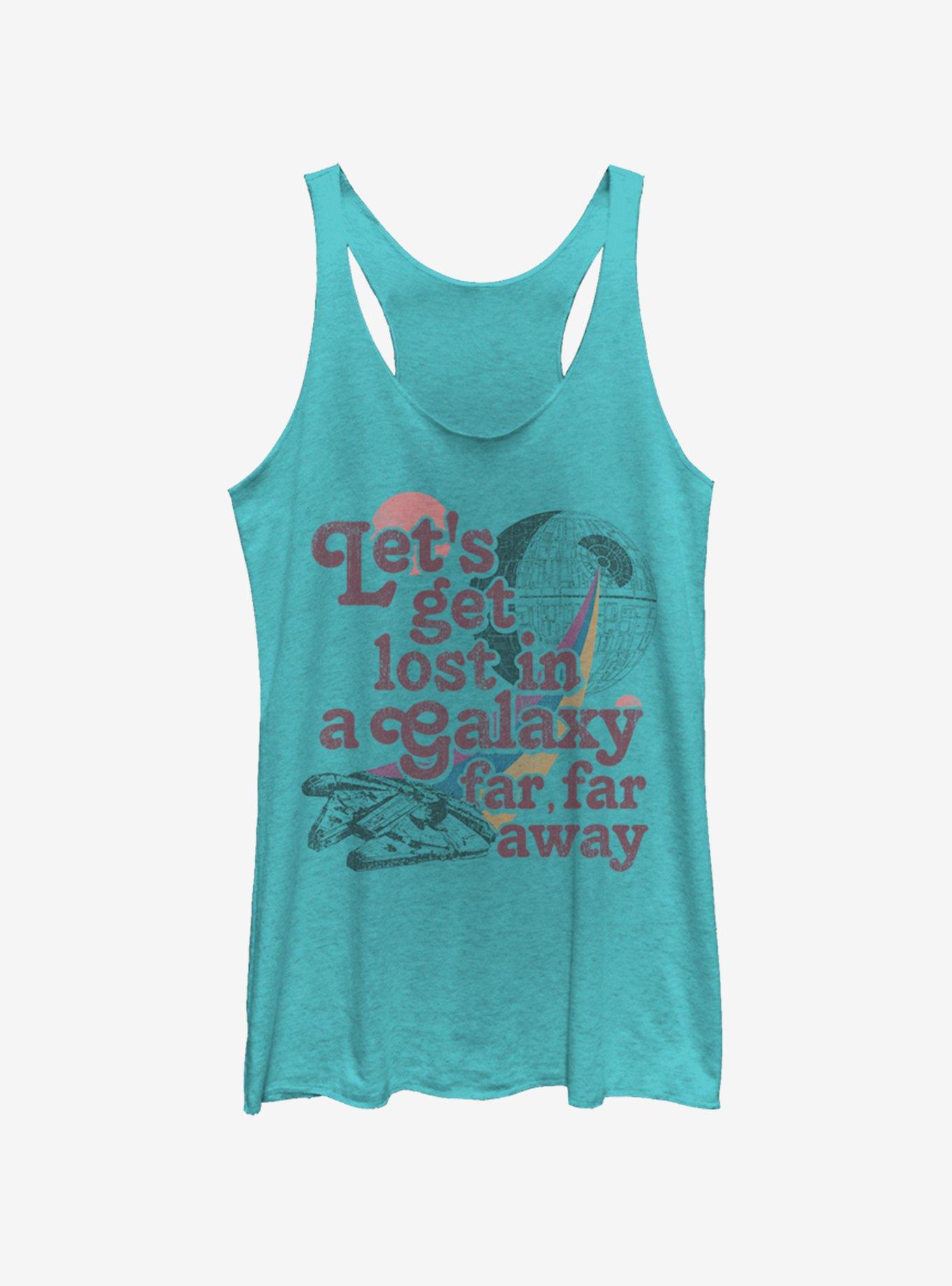 Star Wars Get Far Womens Tank Top, TAHI BLUE, hi-res view 1