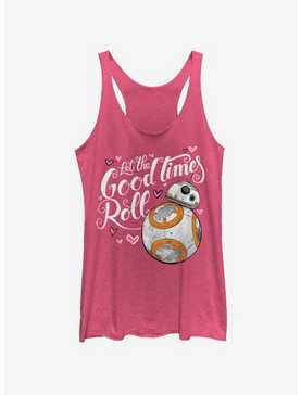 Star Wars The Force Awakens Good Times Heart Womens Tank Top, , hi-res