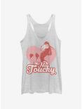 Disney The Emperors New Groove No Touchy Womens Tank Top, WHITE HTR, hi-res