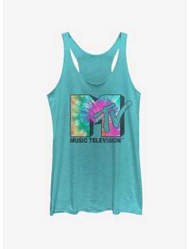 MTV Tie Dye Logo Womens Tank Top, , hi-res