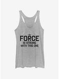 Star Wars Force Strong Womens Tank Top, GRAY HTR, hi-res