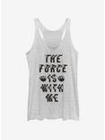 Star Wars The Last Jedi With Me Womens Tank Top, WHITE HTR, hi-res