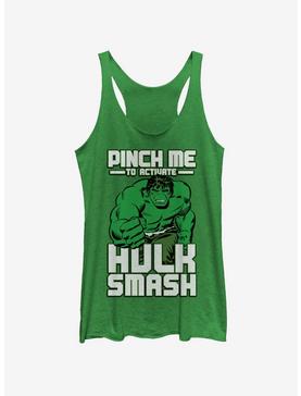 Plus Size Marvel Hulk Smash Pinch Womens Tank Top, , hi-res